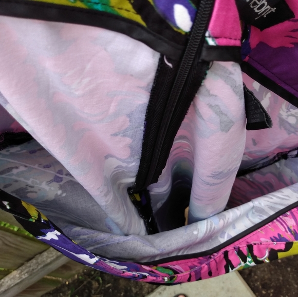 Lane Bryant Floral Multi Color & Black Skirt SZ 18 - Picture 4 of 7